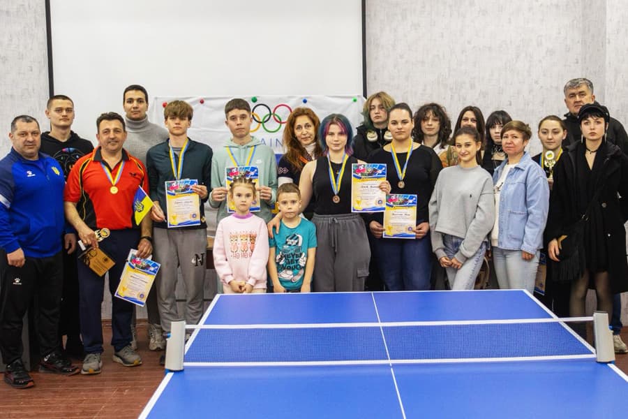 Участь у спартакіаді ЛНУ з настільного тенісу