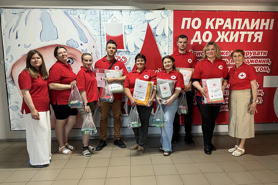 Участь у донорській акції «Кожна крапля крові — акт людяності. Здай кров. Рятуй життя!»